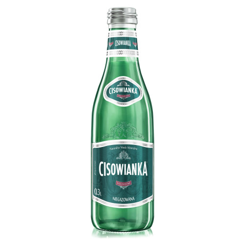 Cisowianka negazuotas mineralinis vanduo stikliniame buteliuke 0,3L | Multum