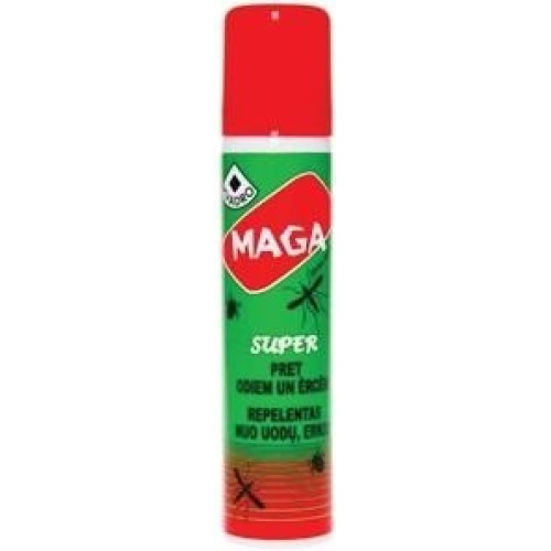 MAGA SUPER priemonė nuo uodų, erkių 100ml | Multum