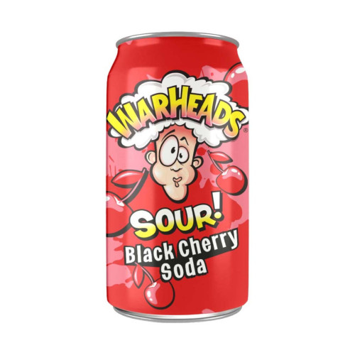 Warheads Sour Black Cherry gazuotas gazuotas vyšnių skonio gėrimas 0,355ml | Multum