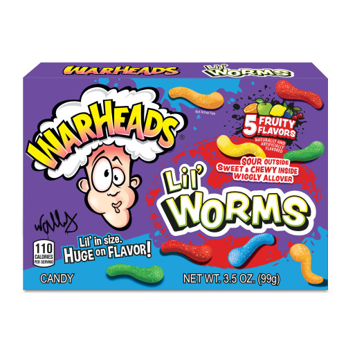 Kovos galvutės Lil Worms želė saldainiai 99g | Multum