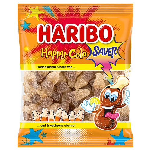 Haribo Happy Cola Sauer želė saldainiai 175g | Multum