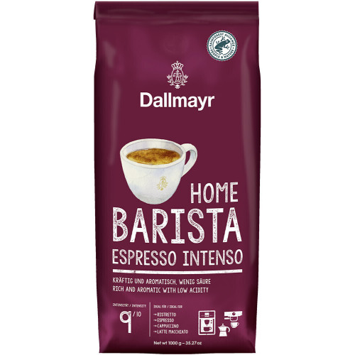 Dallmayr Home Barista Espresso Intenso kavos pupelės 1kg | Multum