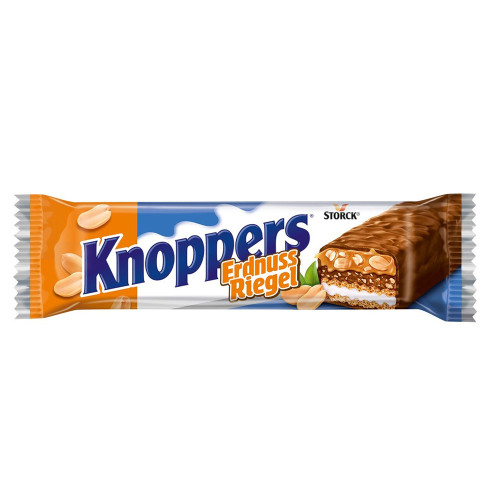 Storck Knoppers batonėlis su žemės riešutais 40g | Multum