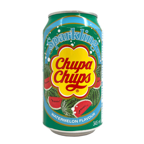 Gazuotas gazuotas gėrimas Chupa Chups su arbūzo skoniu 345ml | Multum