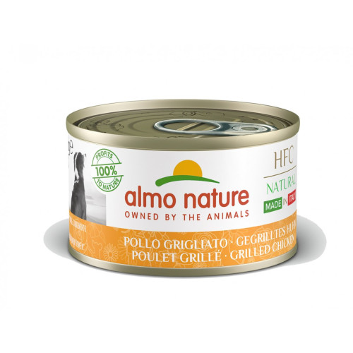 Almo Nature papildomas pašaras su kepta vištiena šunims 95g | Multum