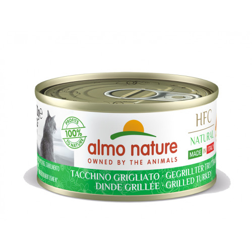 Almo Nature papildomas ėdalas su kepta kalakutiena katėms 70g | Multum