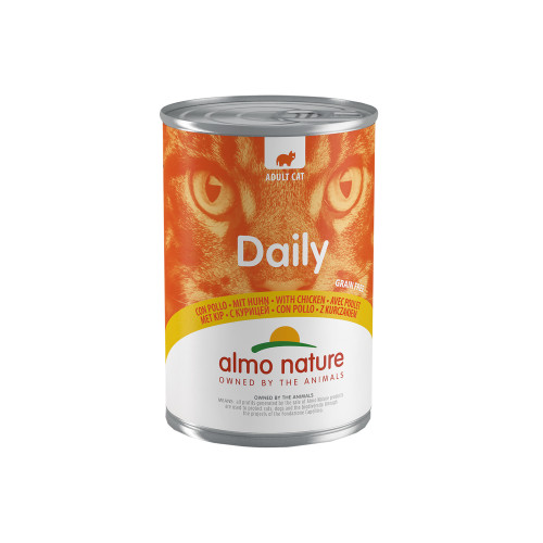 Almo Nature visavertis maistas su vištiena katėms 400g | Multum