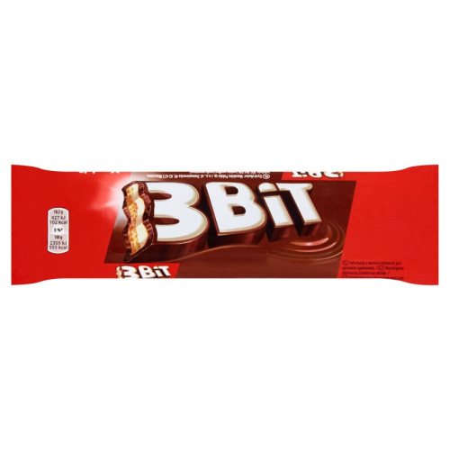 3Bit šokolado plytelė su pieno kremo įdaru ir sausainiu 46g | Multum