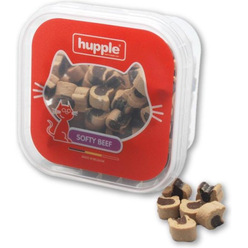 Hupple minkšti skanėstai su jautiena katėms 80g | Multum