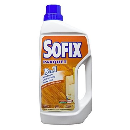 Sofix valymo tirpalas parketui ir medinėms grindims 1L | Multum
