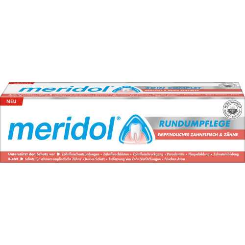 Meridol dantų pasta jautriems dantims ir dantenoms 75ml | Multum