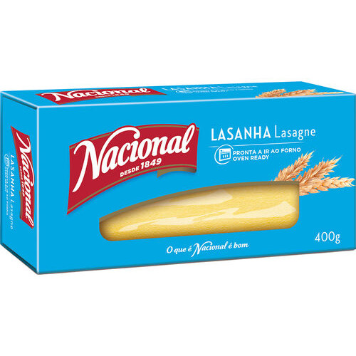 Nacional aukštos kokybės makaronų lėkštės lazanijai gaminti 400g | Multum