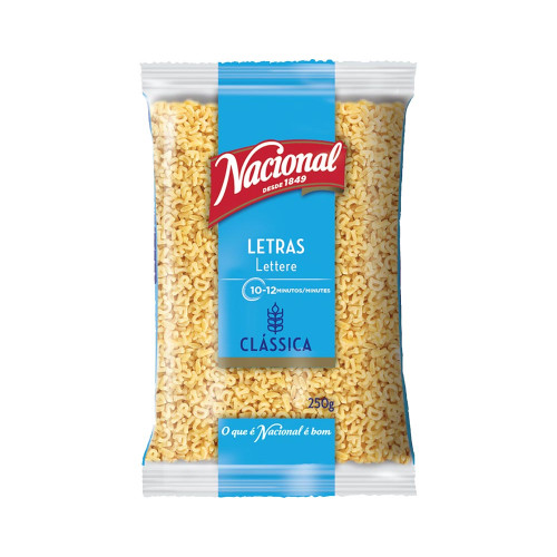 Nacional Lettere aukščiausios kokybės makaronai 250g | Multum
