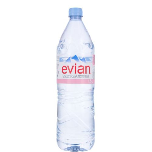 Evian natūralus negazuotas mineralinis vanduo 1,5L | Multum