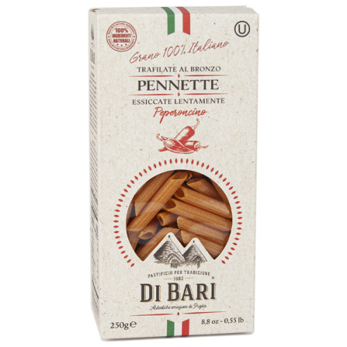 Di Bari Pennette makaronai su čili pipirais 250g | Multum