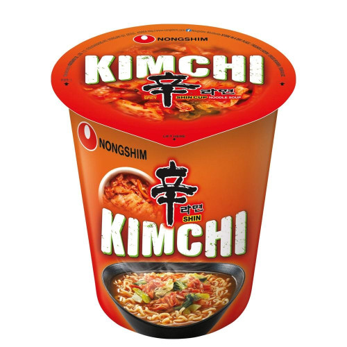 Nongshim greitai paruošiamų makaronų sriuba su kimchi skonio 75 g | Multum