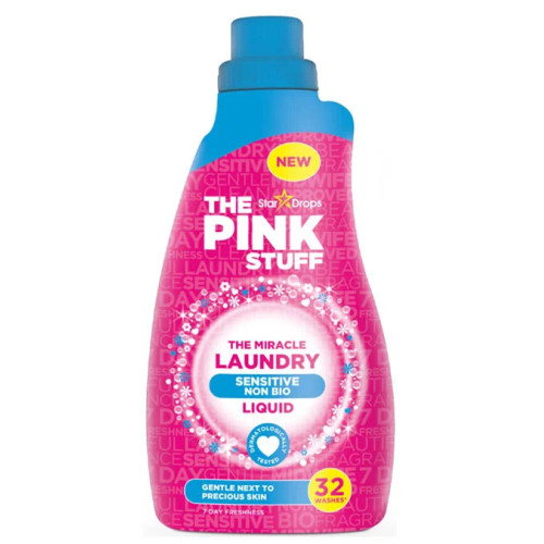 Pink Stuff Non Bio skystas skalbinių ploviklis 960ml | Multum