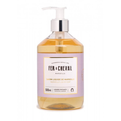 Fer A Cheval skystas Marselio muilas su gaivinančiu levandų kvapu 500ml | Multum