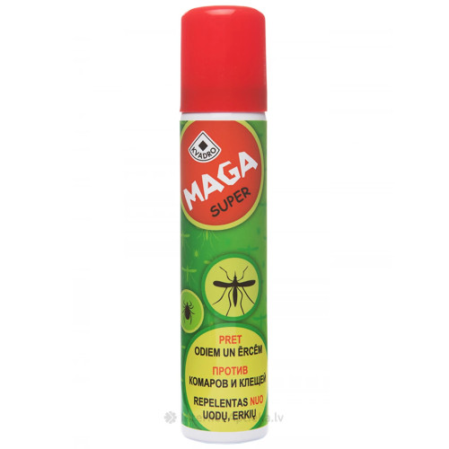 MAGA vabzdžius atbaidantis aerozolis su citrinžolės ir rozmarino aromatu, 100ml | Multum