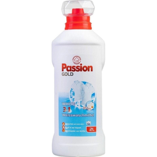 Passion 3in1 skalbimo gelis baltiems skalbiniams 55x 2L | Multum