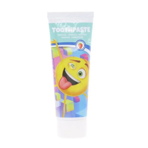 Emoji dantų pasta su braškių skoniu 75ml | Multum