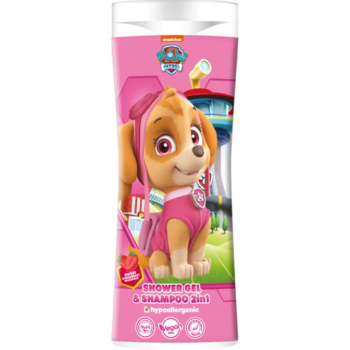 Paw Patrol dušo želė - šampūnas su braškių kvapu 300ml | Multum