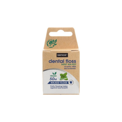 Sence Fresh Mint dantų siūlas su mėtomis 50m | Multum