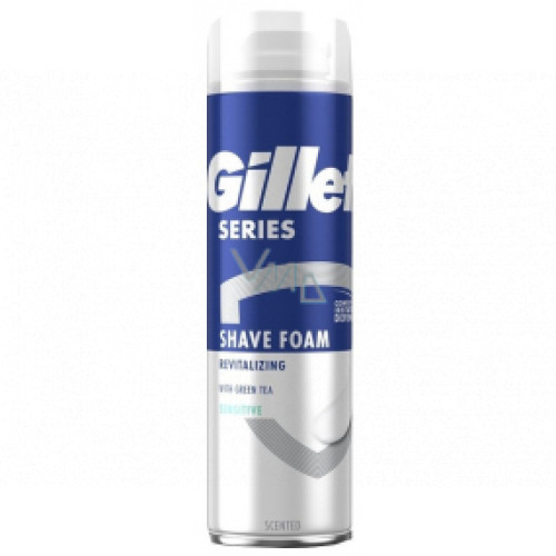 Gillette skutimosi putos su žaliosios arbatos ekstraktu jautriai odai 250ml | Multum