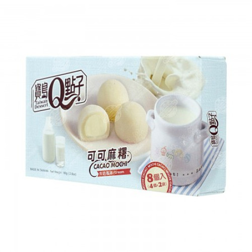 Ryžių miltų desertas Tw Mochi su pieno kremo skonio 80g | Multum