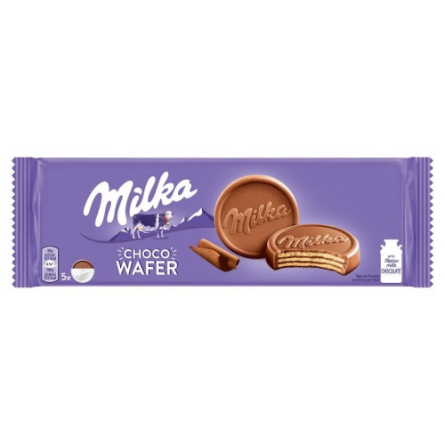 Milka vafliai su pieniško šokolado danga 150g | Multum