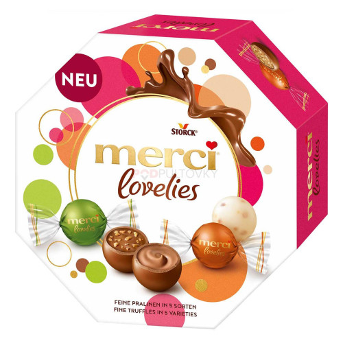 Merci Lovelies šokoladinės pralines 185g | Multum
