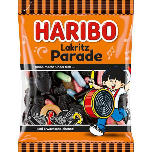 Haribo Lakrits Parade saldymedžio želė saldainiai 175g | Multum