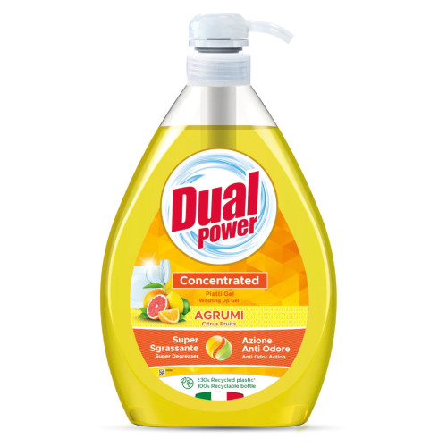 Dual Power indų ploviklis su citrusų kvapu 1L | Multum