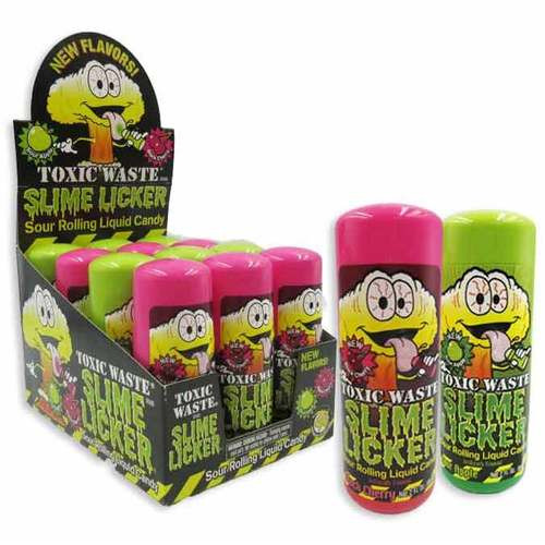 Toxic Waste Slime Licker Black Cherry rūgštus skystas saldainis 60ml, 1 vnt. | Multum