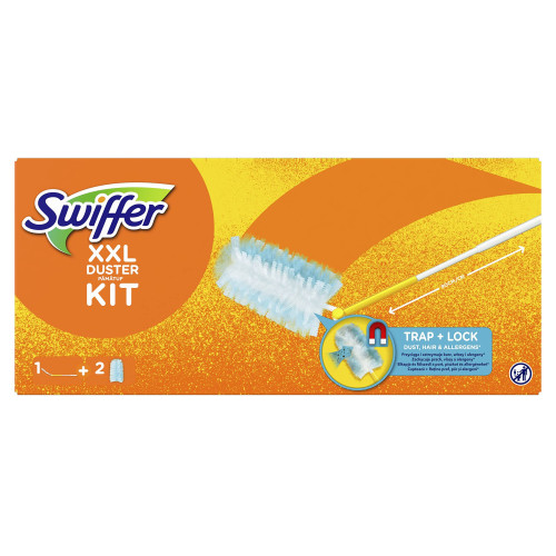 Swiffer XXL dulkių surinkimo šluotų rinkinys - rankena + 2 šluostės - atsarginė | Multum