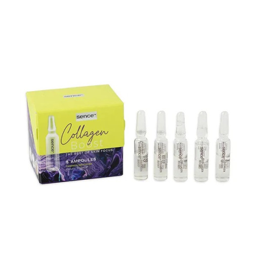 Sence Collagen Boost odą lyginančios serumo ampulės su kolagenu 5x2ml | Multum