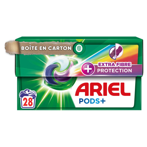 Ariel Active+ skalbimo kapsulės su Febreze aromatu ir apsauga nuo kvapų 38 vnt. | Multum