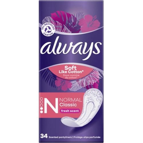 Always Classic higieninės servetėlės (įprastos) 34 vnt | Multum