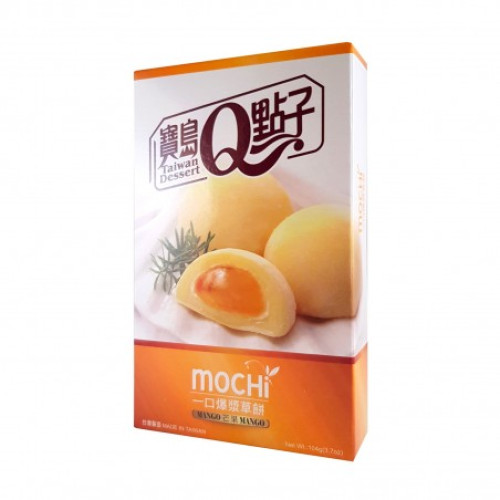 Q Brand Mochi su persikų skoniu 104g | Multum