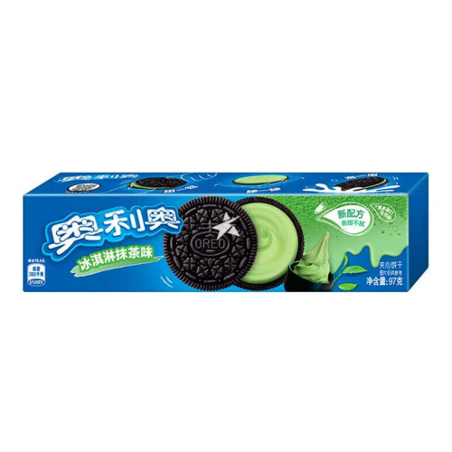 Oreo sausainiai su Matcha ledų skoniu 97g | Multum