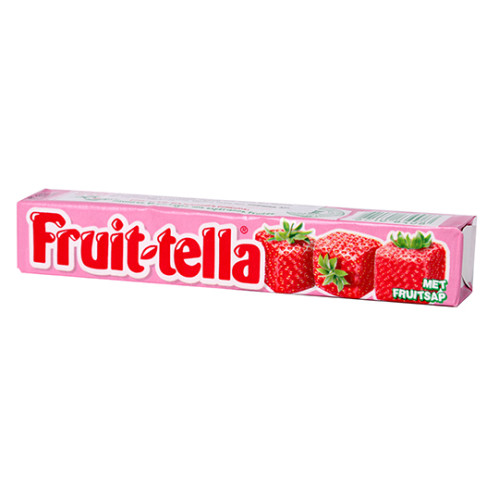 Fruit-tella irisas su braškių skoniu 41g | Multum