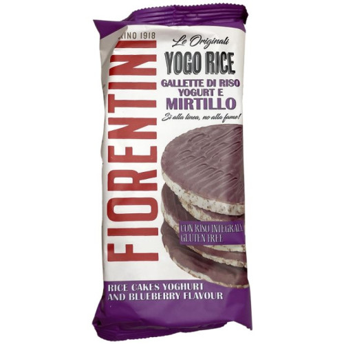 Fiorentini ryžių galettes mėlynių jogurto glajuje 100g | Multum