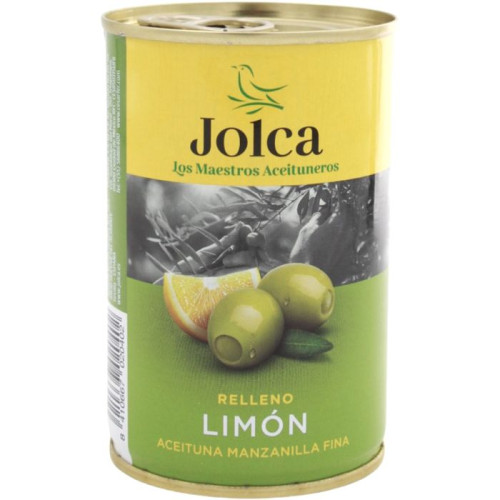 Jolca alyvuogės žalios su citrina, be kauliukų 130g | Multum