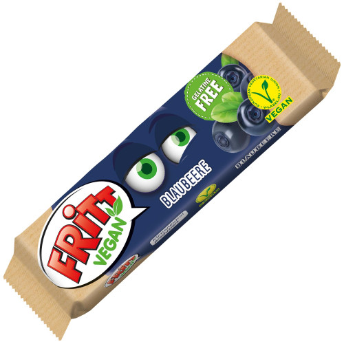 Fritt Vegan kramtomieji saldainiai su mėlynių skoniu 56g | Multum
