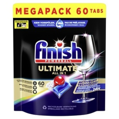 Finish Ultimate All in 1 kapsulės indaplovei 60 vnt | Multum