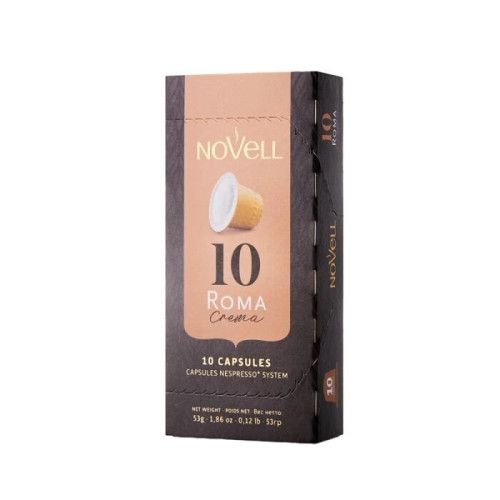 NOVELL kavos kapsulės Roma Crema, Nespresso 10vnt 53g | Multum