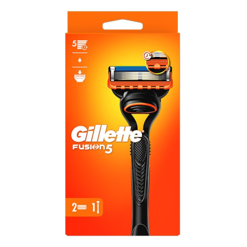 Gillette Fusion 5 skustuvas su keičiama kasete 2 vnt | Multum