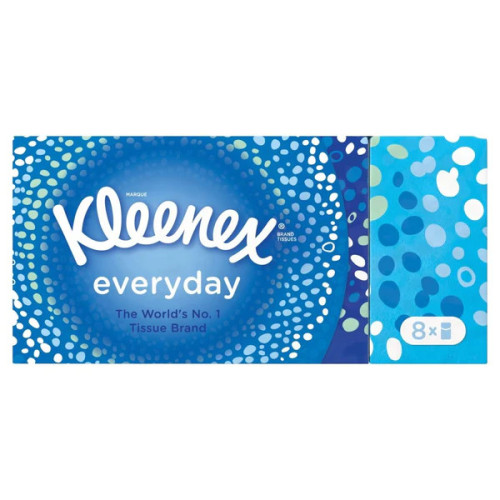 KLEENEX Everyday servetėlės paketuose po 8 vnt | Multum