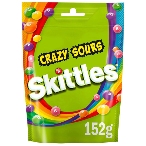 SKITTLES Crazy Sours dražė 152g | Multum