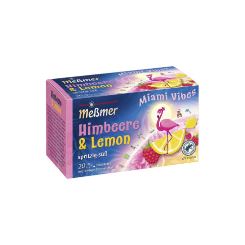 MESSMER "Miami mood" vaisinė arbata su aviečių-citrinų skoniu (20) 50g | Multum